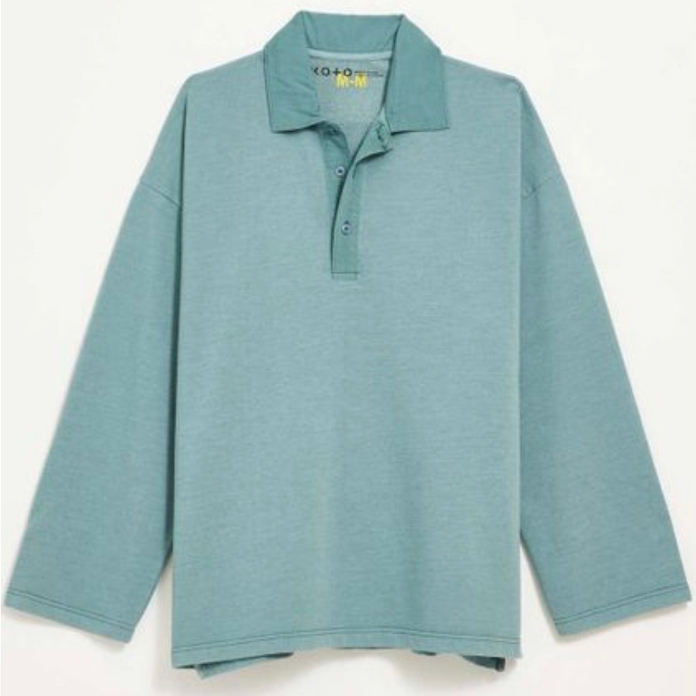 KOTO x UO 03.020 Superslouch Fleece Rugby Sweatshirt